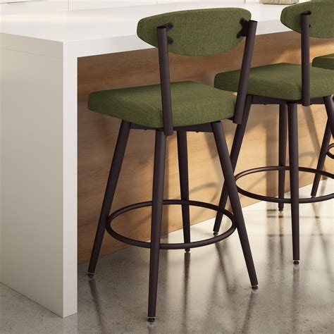 Hillsdale Wood Stools Swivel Bar Height Stool with