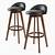 Bar Stools Leather And Wood