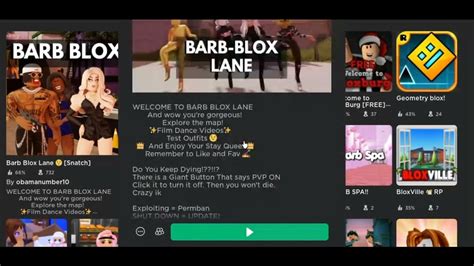Barb Blox Lane [Snatch] - Roblox