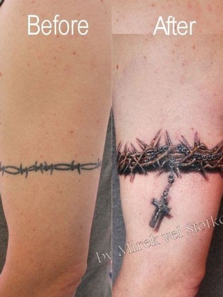 Barb Wire Cover Up Tattoo