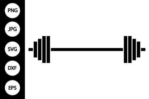 Revamp Your Fitness Game with Barbell Svg - Elevate Your Workout Routine