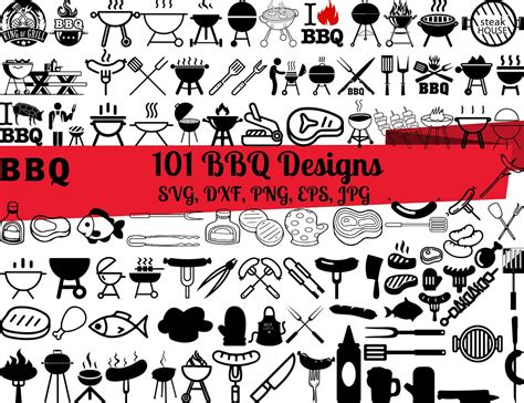 Download Barbeque BBQ Bundle Creativefabrica DXF Files