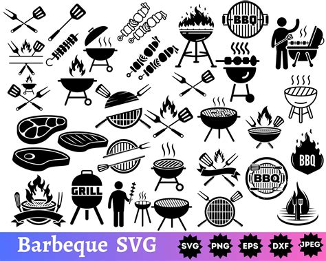 Download Barbeque BBQ Bundle Silhouette