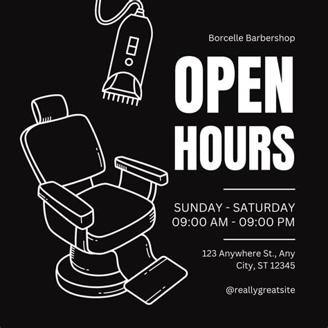 Barber Box Open Hours