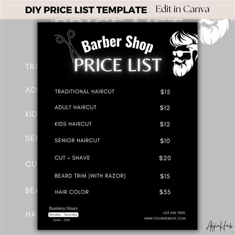Barber Shop Catalogue
