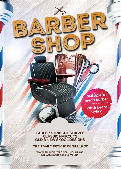 Barber Shop Flyers Template