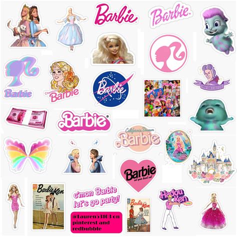 Barbie Stickers Printable