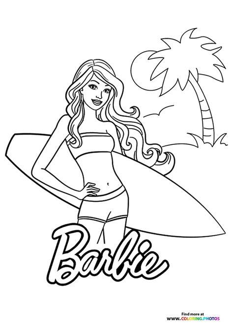 Barbie Color Page