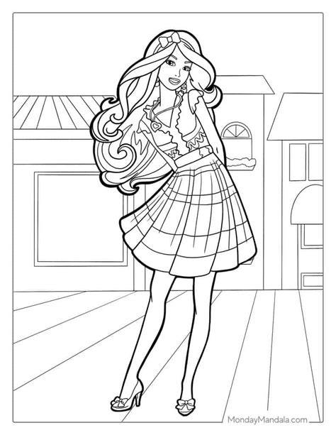Barbie Coloring Pages Fashion