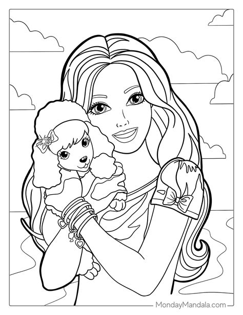 Barbie Coloring Pages Pdf