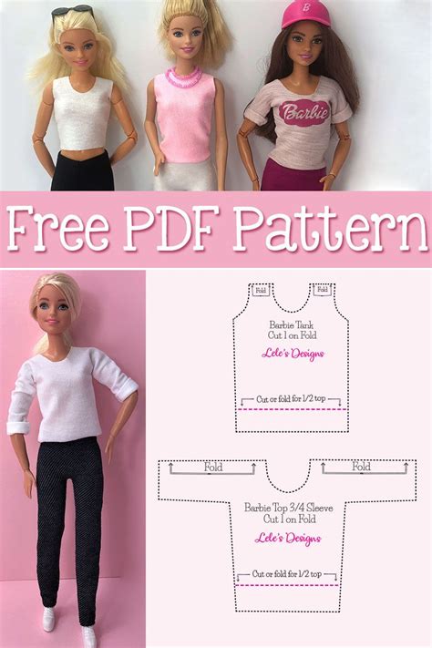 Barbie Doll Clothes Free Patterns