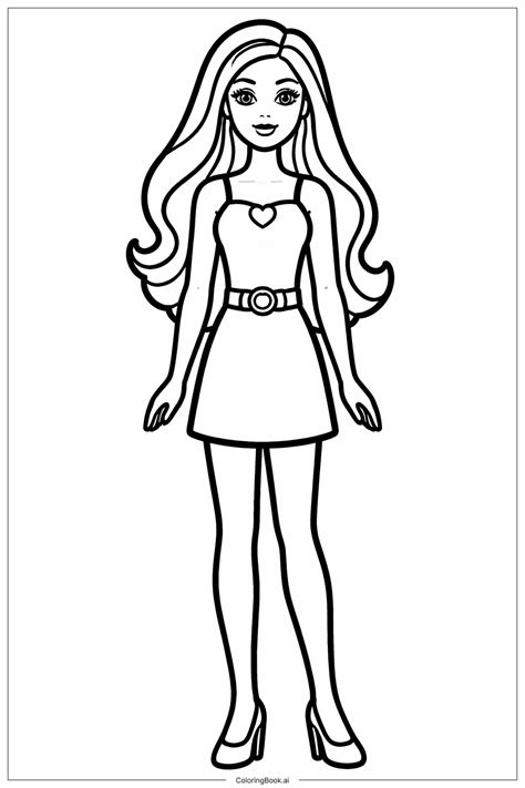 Barbie Doll Coloring Pages