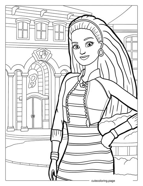 Barbie Life In The Dreamhouse Coloring Pages