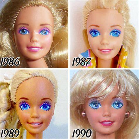 Barbie Makeup Evolution