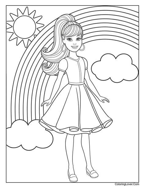 Barbie Print Coloring Pages