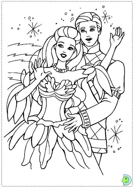Barbie Swan Lake Coloring Pages