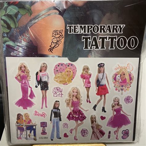 Barbie Temporary Tattoos