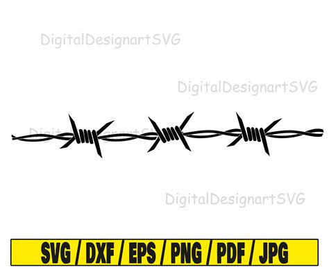Unleash the Power of the Barbwire SVG - Unique Designs for Your Next Project!