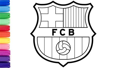 Barcelona Soccer Coloring Pages