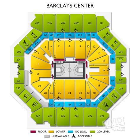 Barclays Center Interactive Seating Chart