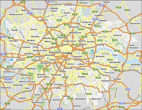 London Map Districts