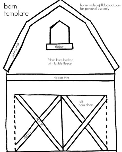 Barn Pattern Printable