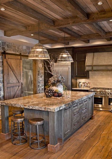 25+ Wanderful Farmhouse Barn Wood Kitchen Ideas (With images) Budget