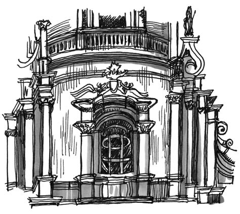Baroque Design Easy Baroque Architecture Drawing