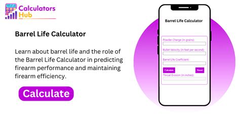 Barrel Life Calculator
