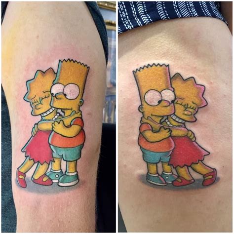 Bart And Lisa Tattoos