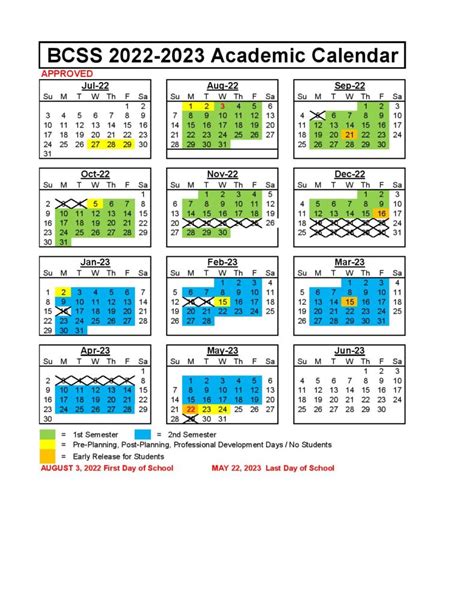 Incredible School Calendar Bartow County Calendar printables, School