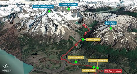 Base Torres trail map
