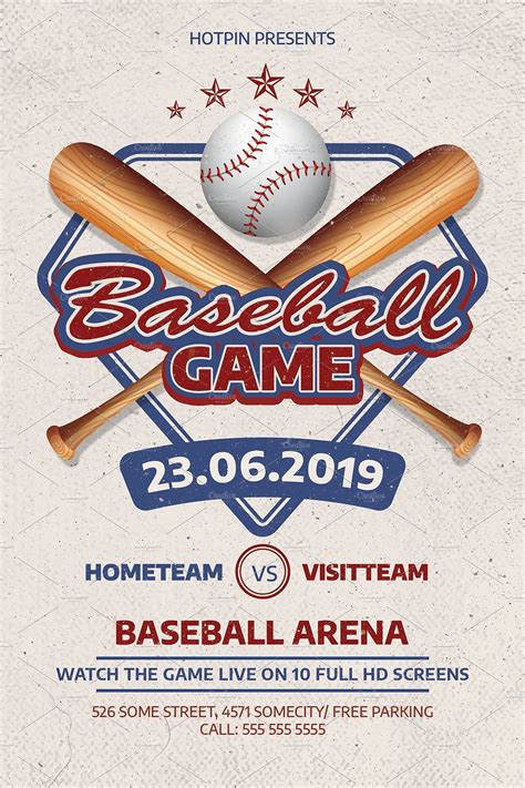 Baseball Competition Flyer Free Download 3326 Baseball card template