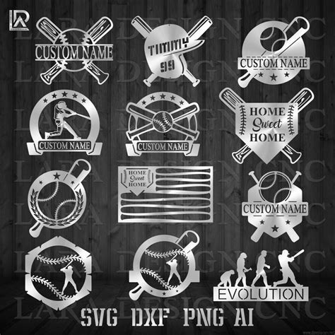 Download Baseball Bundle Creativefabrica DXF Files