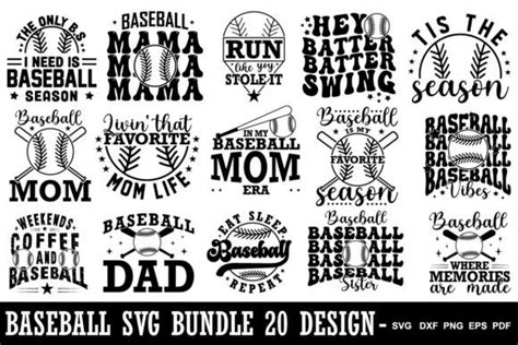 Download Baseball Bundle Cut Images