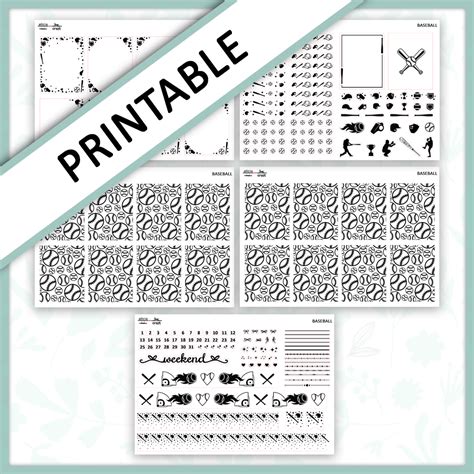 Download Baseball Bundle Printable