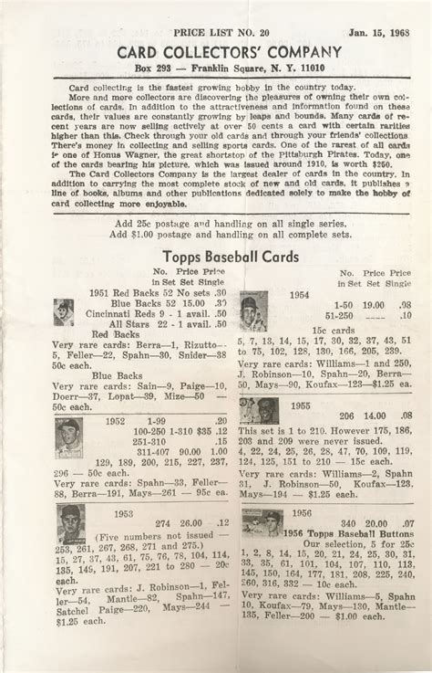 Baseball Card Catalog Software