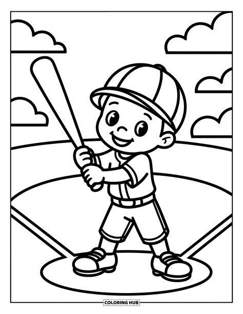 Baseball Color Pages