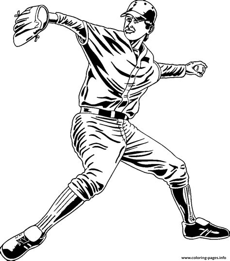 Baseball Coloring Page Printable