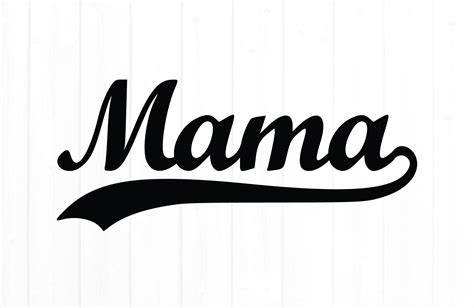 Download Baseball Mama Commercial Use DXF Files
