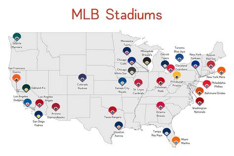 A Series of Interactive Maps Showing Preferred Major League Baseball