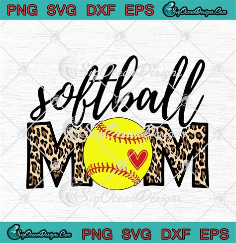 Download Baseball Mom Leopard Cameo