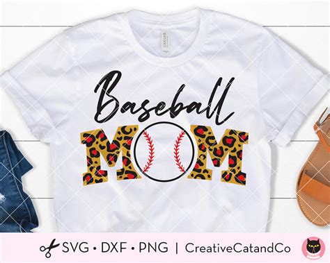 Download Baseball Mom Leopard Files Free PSD Mockups
