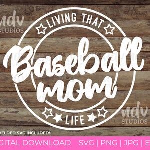Download Baseball Mom Life Commercial Use