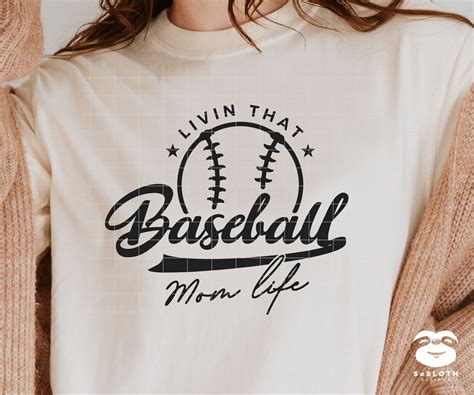 Download Baseball Mom Life Creativefabrica DXF Files