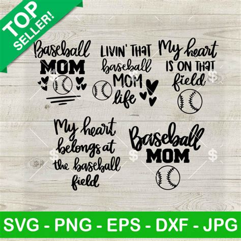 Download Baseball Mom Life Files DXF Files