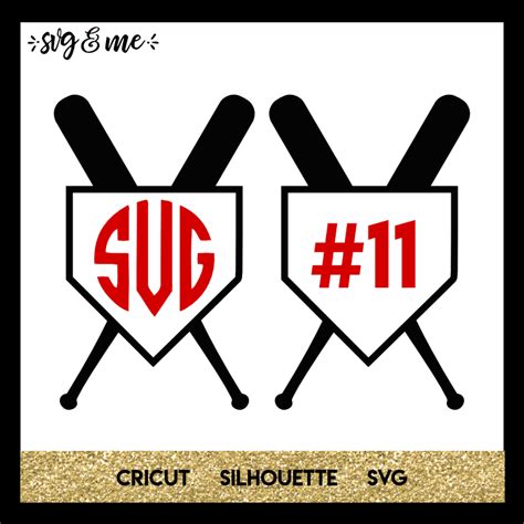Create stunning baseball designs with our free monogram SVG files!