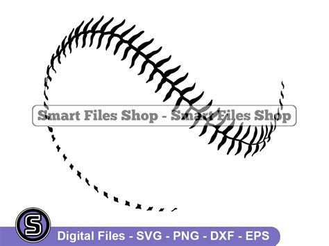 Stitching up Success: Unleash Your Creativity with Our Top-Quality Baseball Seams Svg Designs!