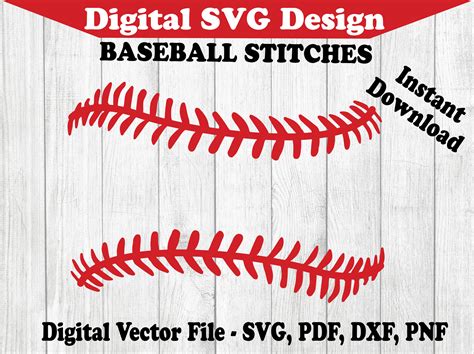 Download Baseball Stitches DXF Files