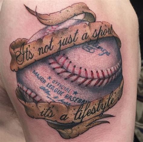 Baseball Tattoo Baseball tattoos, Sleeve tattoos, Half